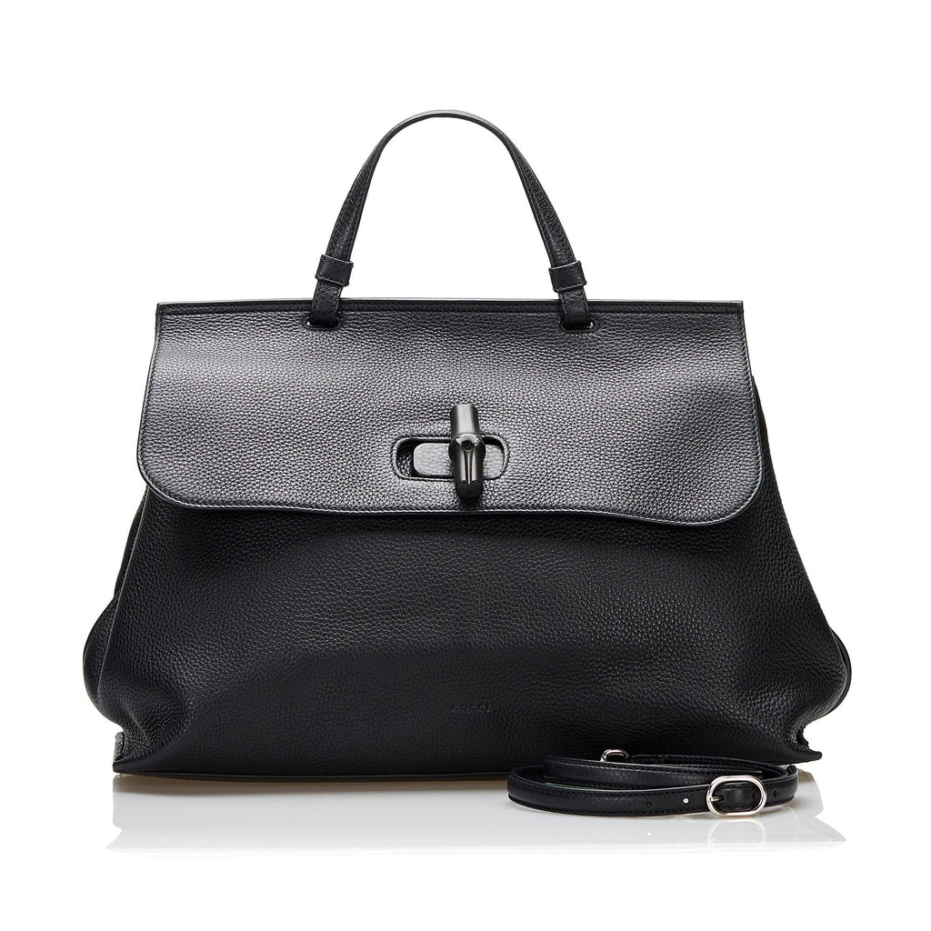 Gucci Large Bamboo Daily Satchel (SHG-36846)