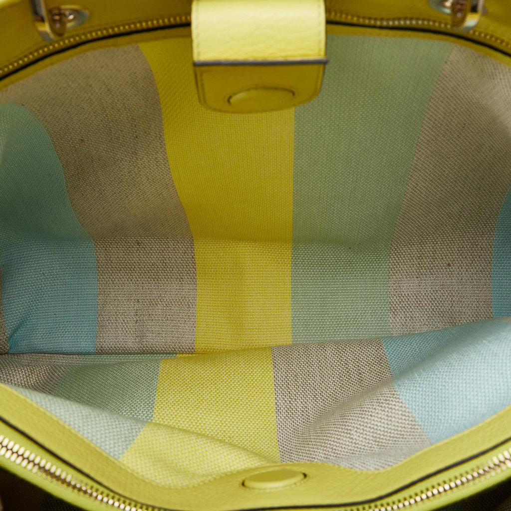 Gucci Large Bamboo Raffia Satchel (SHG-xxZMBj)