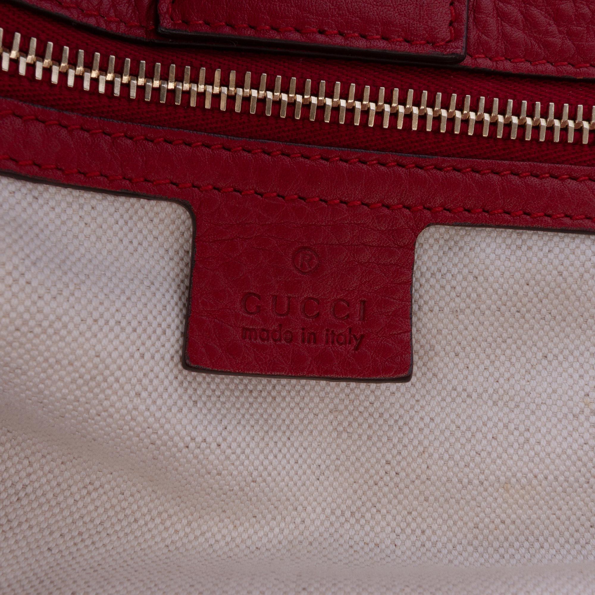 Gucci Large Calfskin Bamboo Shopper Sachel