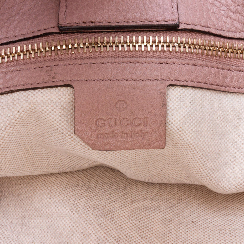Gucci Large Calfskin Bamboo Shopper Satchel