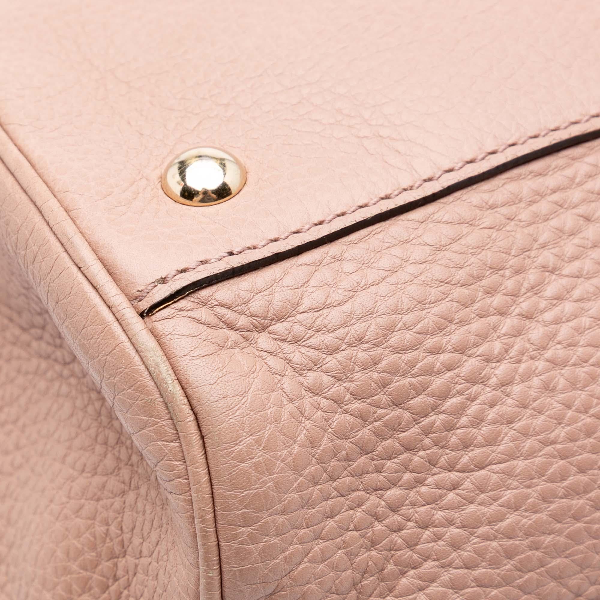 Gucci Large Calfskin Bamboo Shopper Satchel