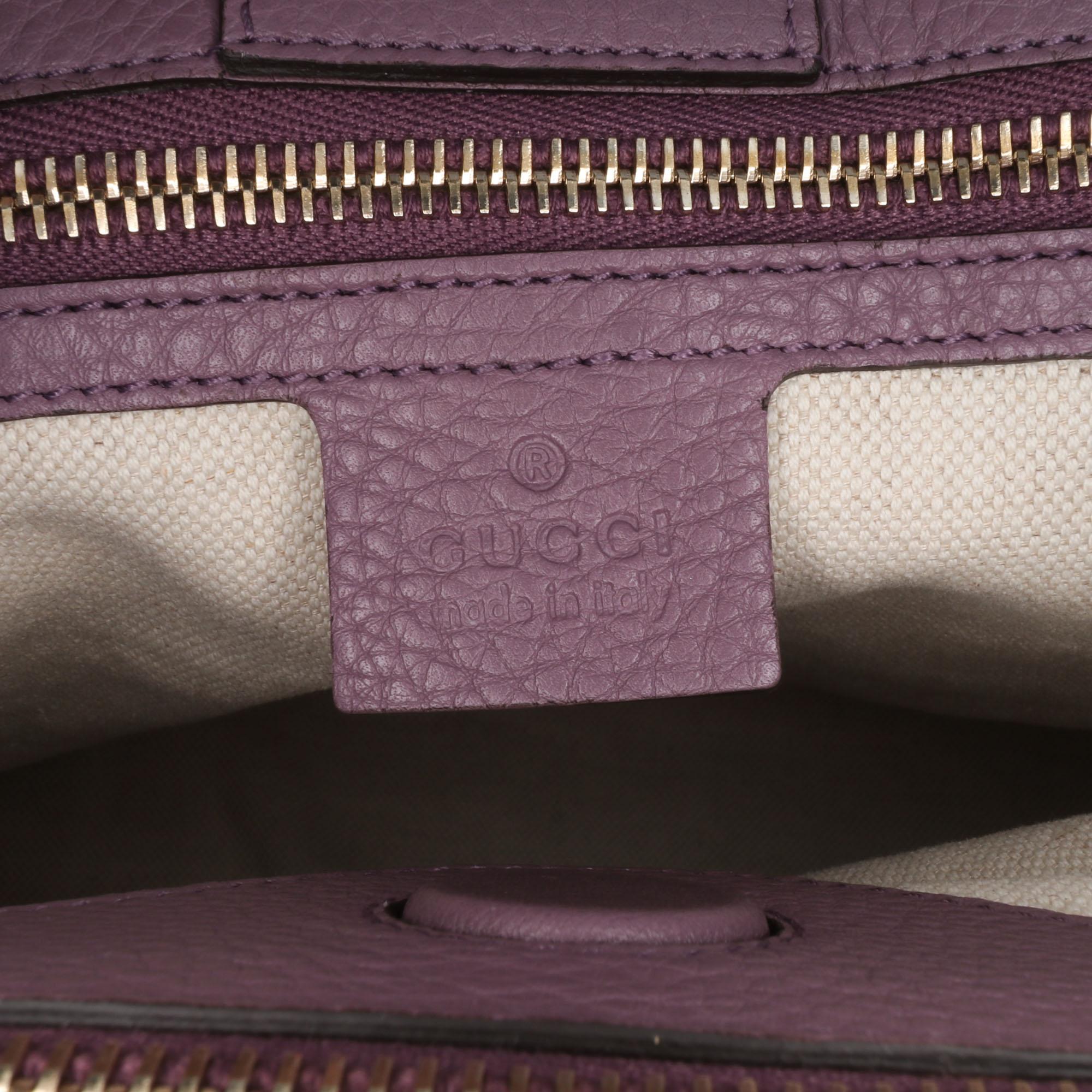 Gucci Large Calfskin Bamboo Shopper Satchel