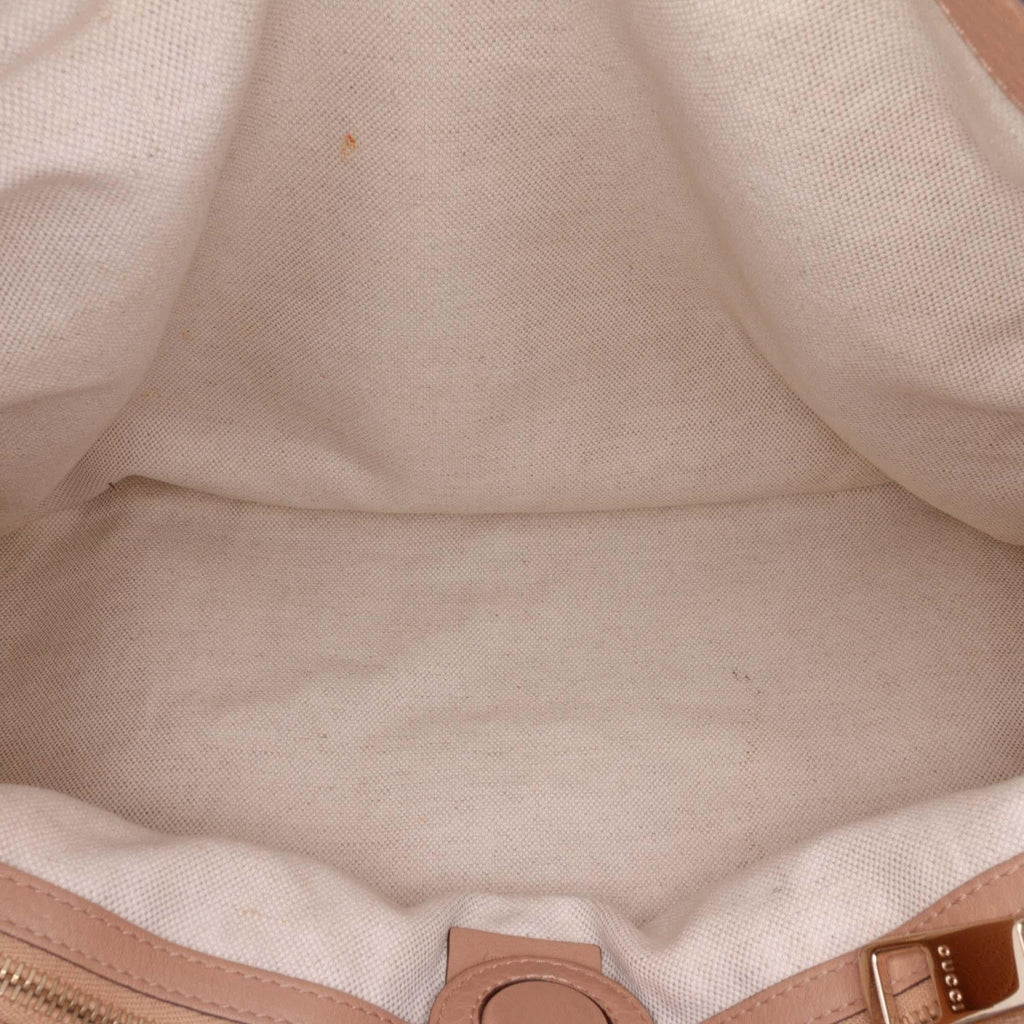 Gucci Large Calfskin Bamboo Shopper Satchel