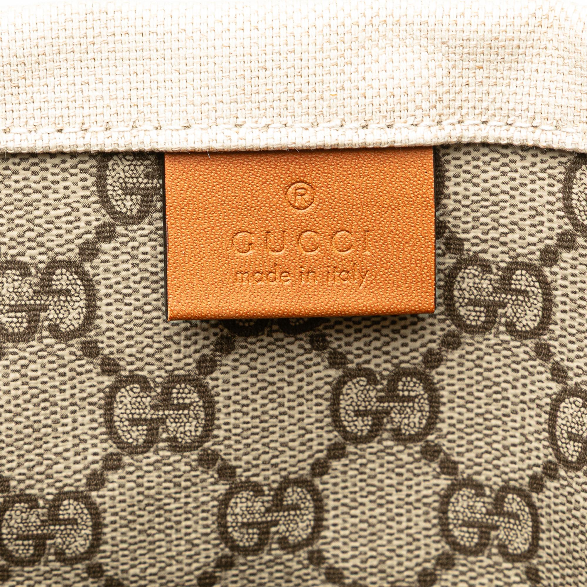 Gucci Large Canvas Logo Tote