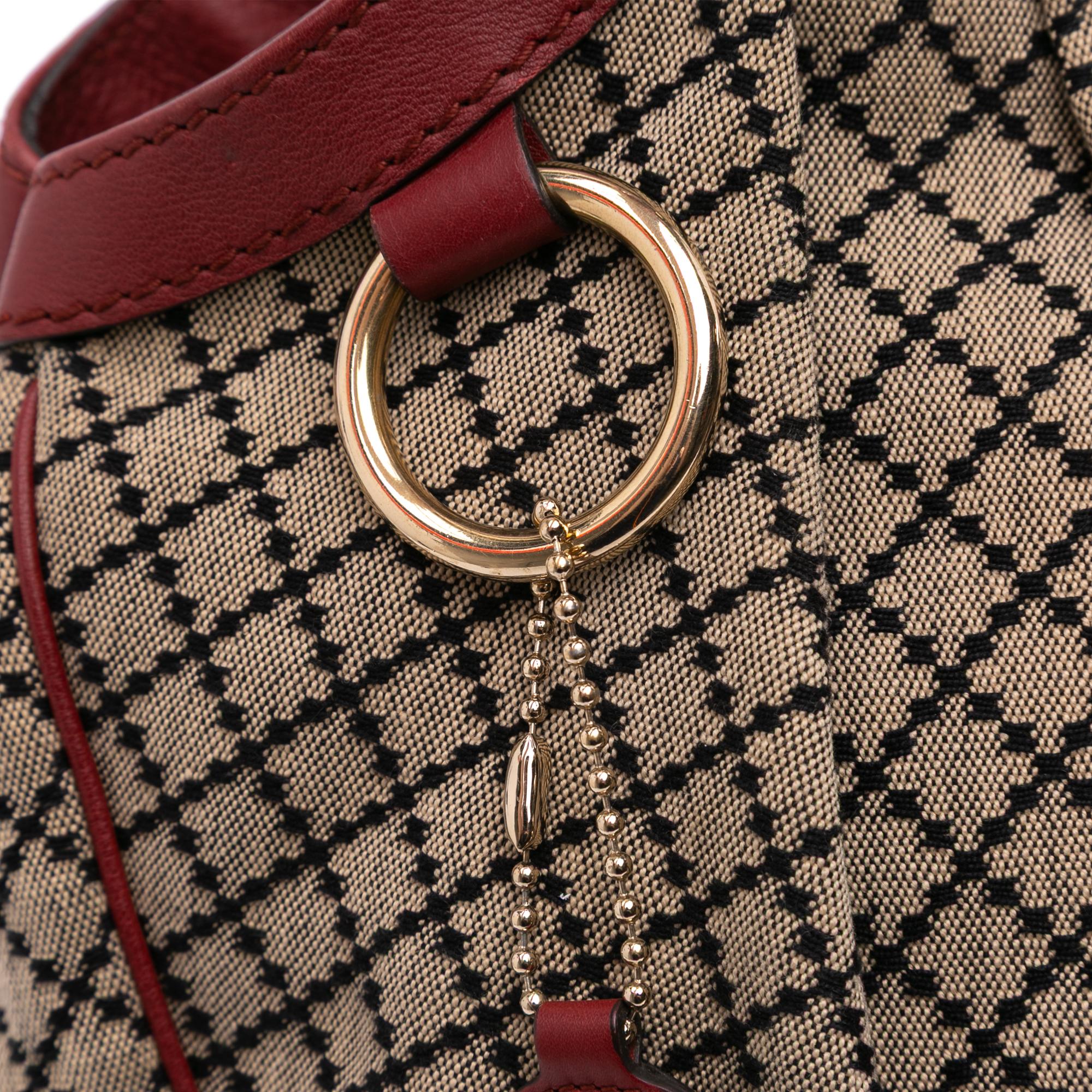 Gucci Large Diamante Canvas Sukey Tote