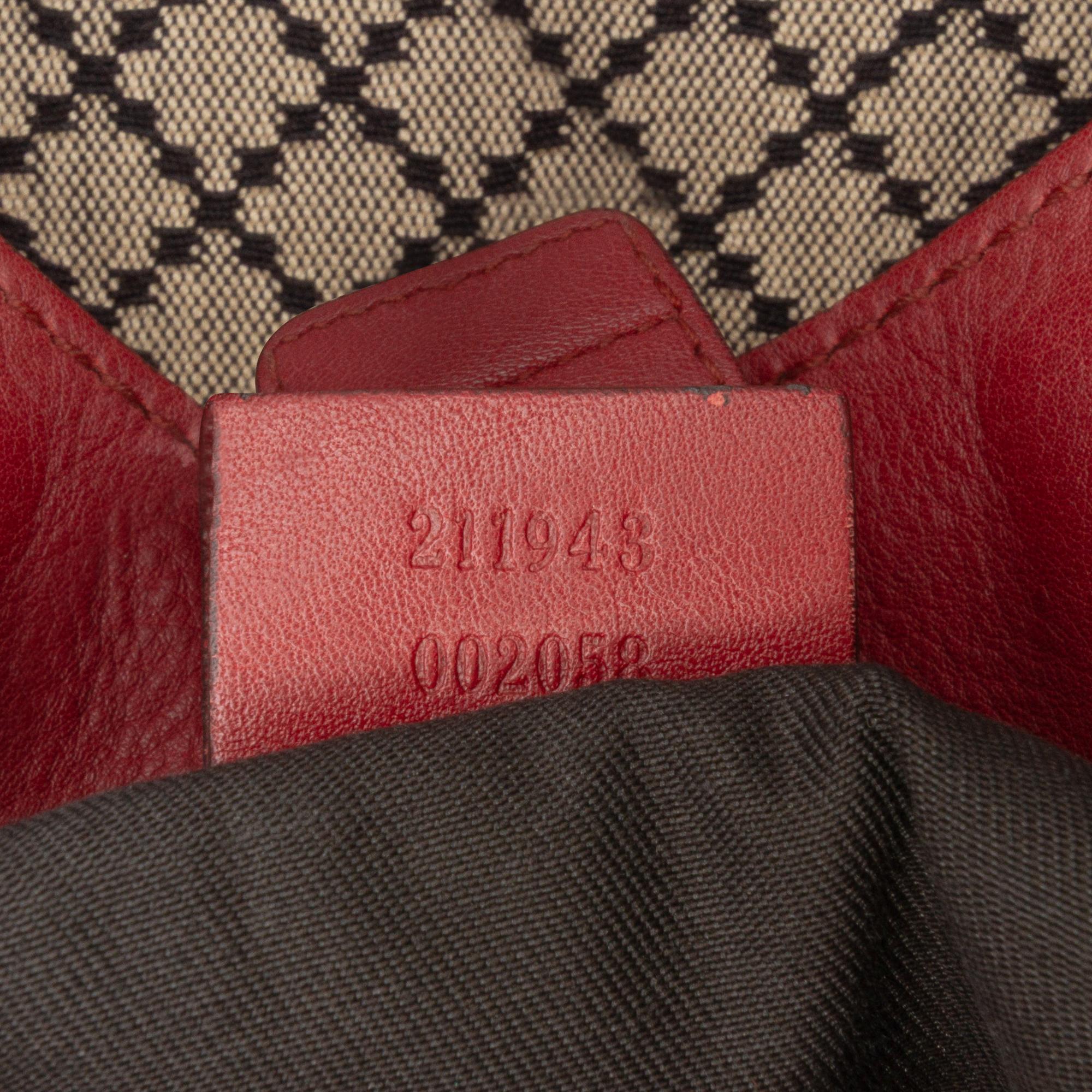 Gucci Large Diamante Canvas Sukey Tote