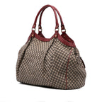 Gucci Large Diamante Canvas Sukey Tote