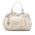 Gucci Large Diamante Raffia Sukey Tote
