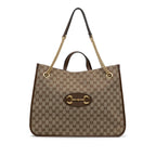 Gucci Large GG Canvas 1955 Horsebit Chain Tote (SHG-y7zkCB)