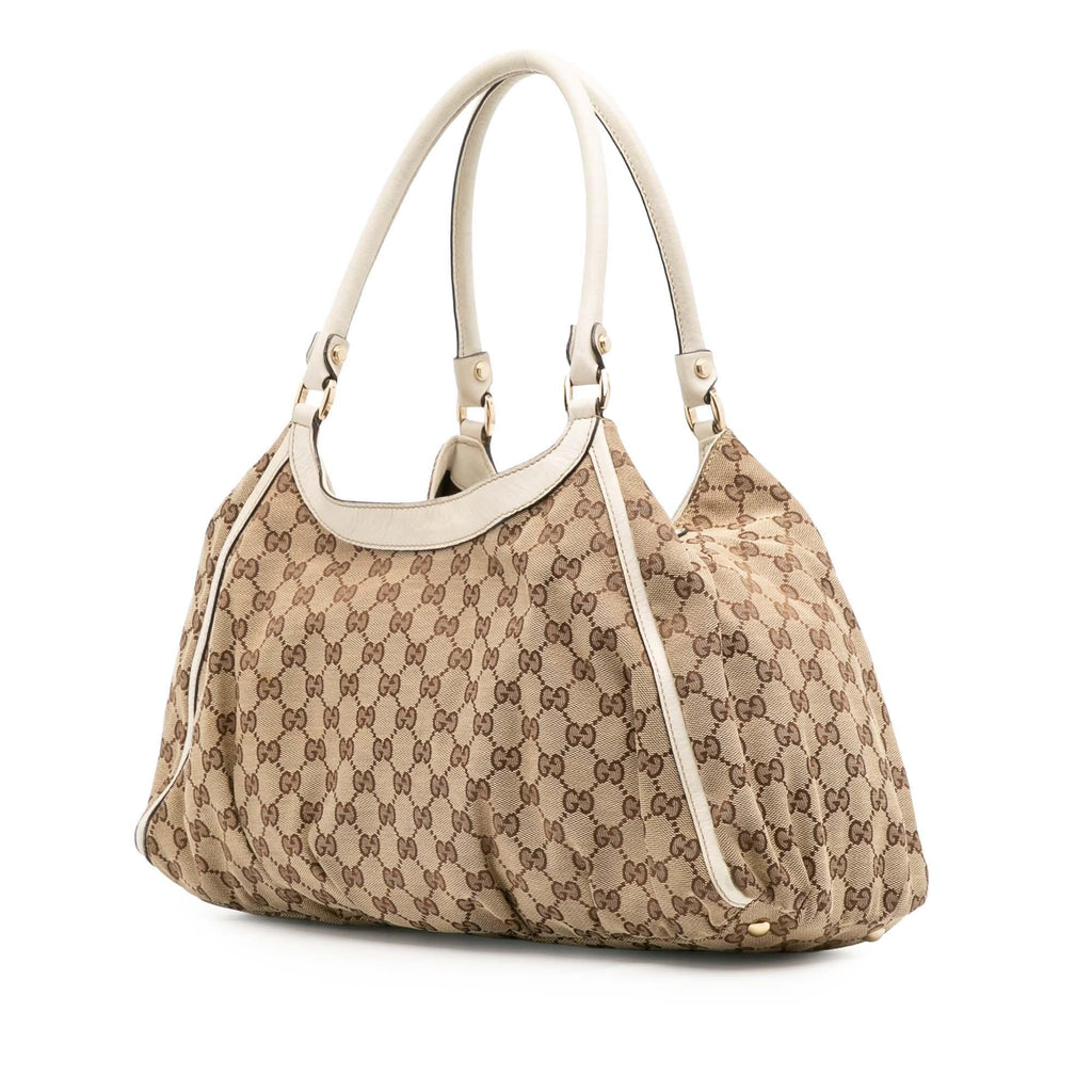 Gucci Large GG Canvas Abbey D Ring Shoulder Bag