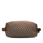 Gucci Large GG Canvas Bamboo Bar Tote
