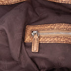 Gucci Large GG Canvas Bamboo Bar Tote