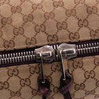 Gucci Large GG Canvas Bamboo Bar Tote