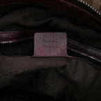 Gucci Large GG Canvas Bamboo Bar Tote