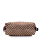 Gucci Large GG Canvas Bamboo Bar Tote