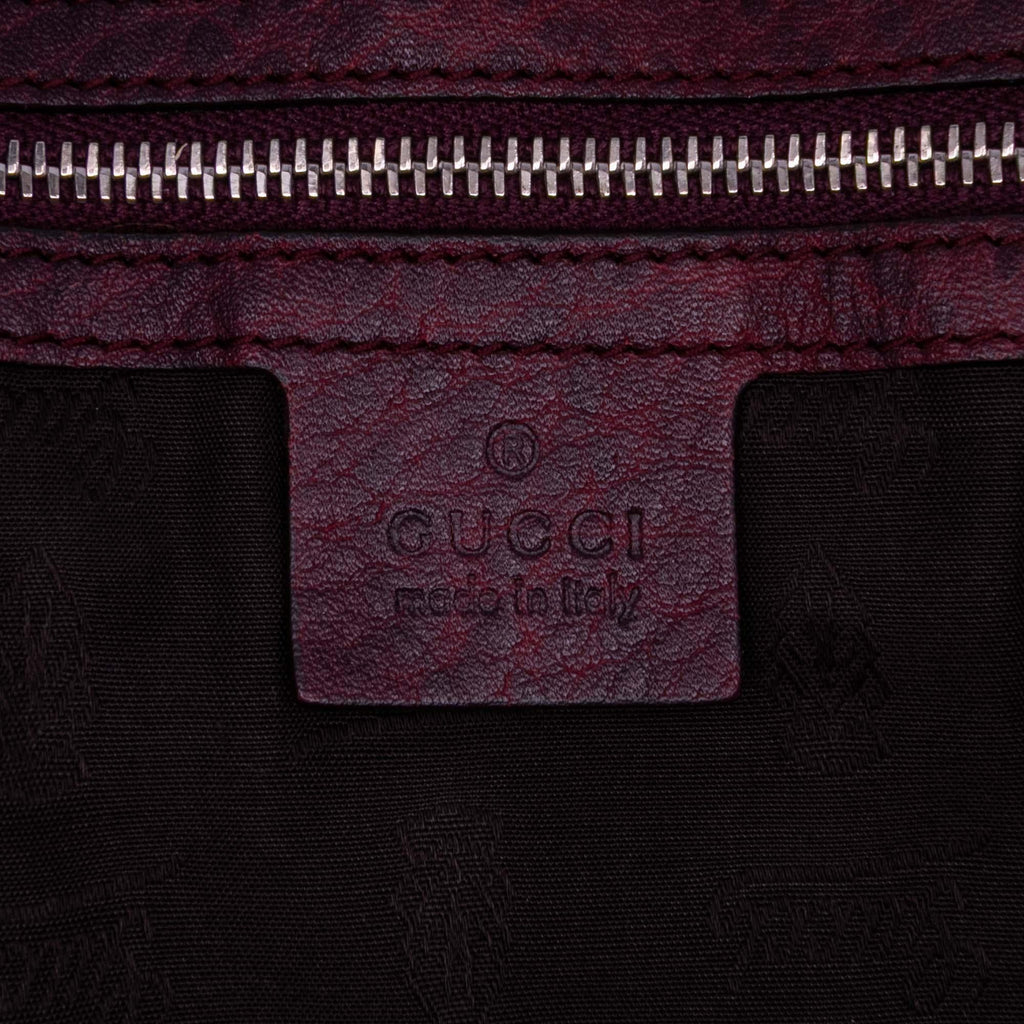 Gucci Large GG Canvas Bamboo Bar Tote