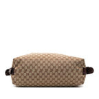 Gucci Large GG Canvas Bamboo Bar Tote