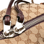 Gucci Large GG Canvas Bamboo Bar Tote
