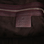Gucci Large GG Canvas Bamboo Bar Tote