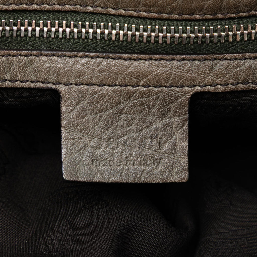 Gucci Large GG Canvas Bamboo Libeccio Tote