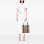 Gucci Large GG Canvas Bamboo Libeccio Tote