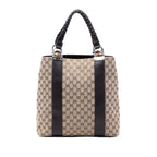 Gucci Large GG Canvas Bamboo Libeccio Tote