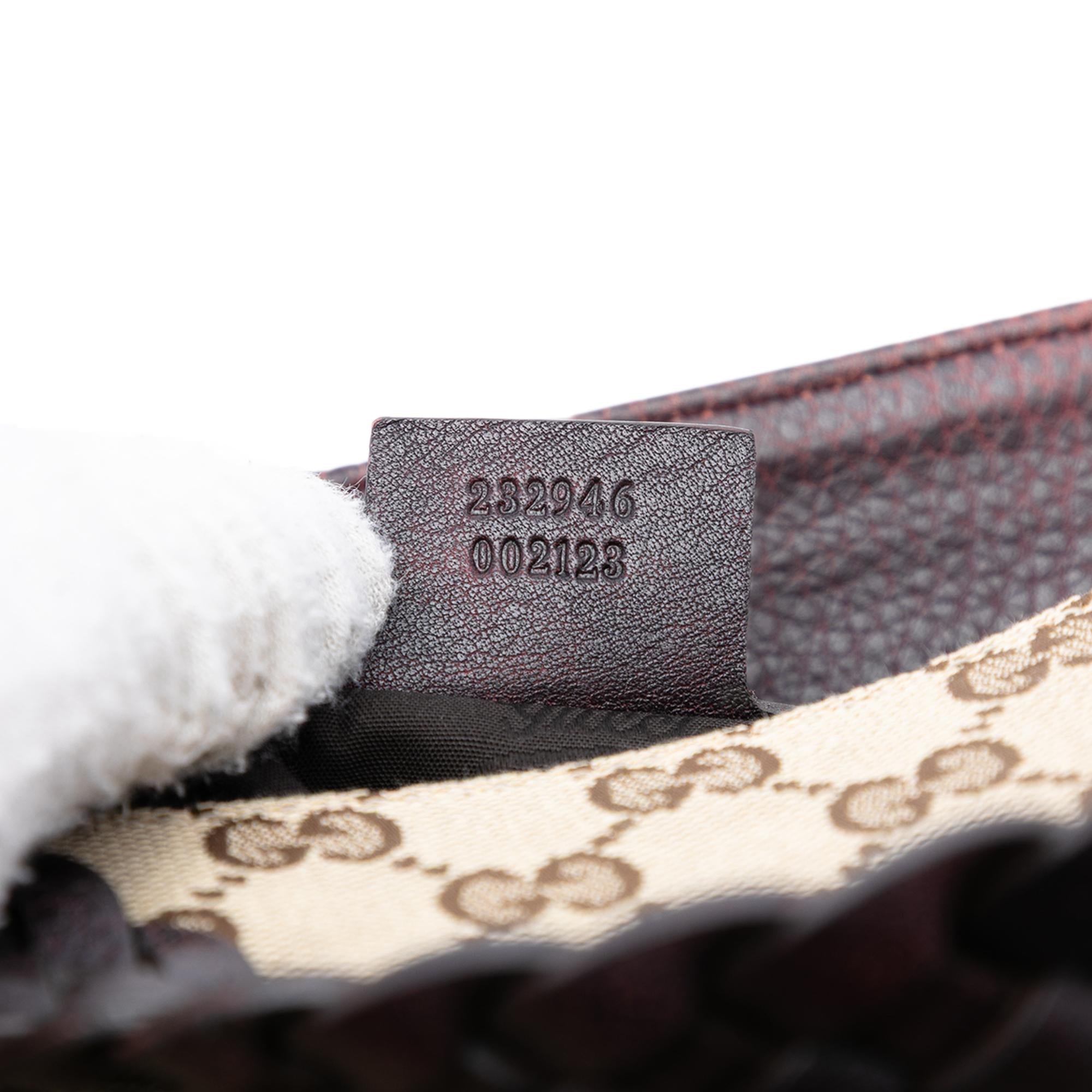 Gucci Large GG Canvas Bamboo Libeccio Tote