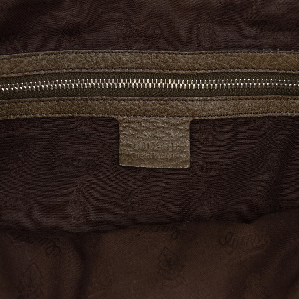 Gucci Large GG Canvas Bamboo Libeccio Tote