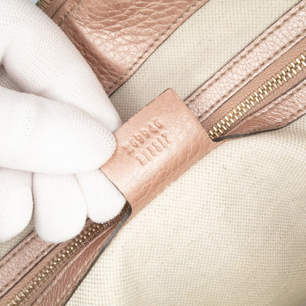 Gucci Large GG Canvas Bella Satchel