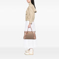 Gucci Large GG Canvas Bella Satchel