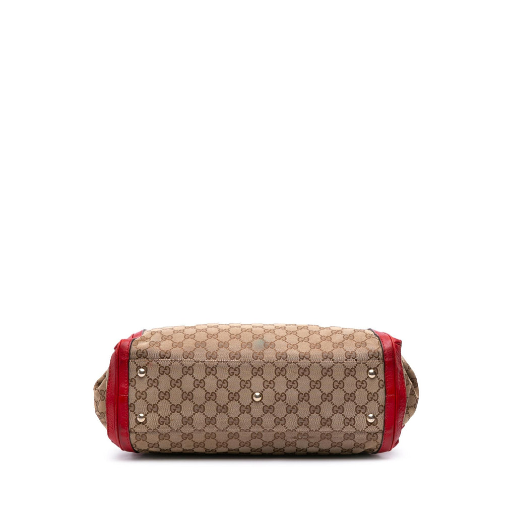 Gucci Large GG Canvas Bella Satchel