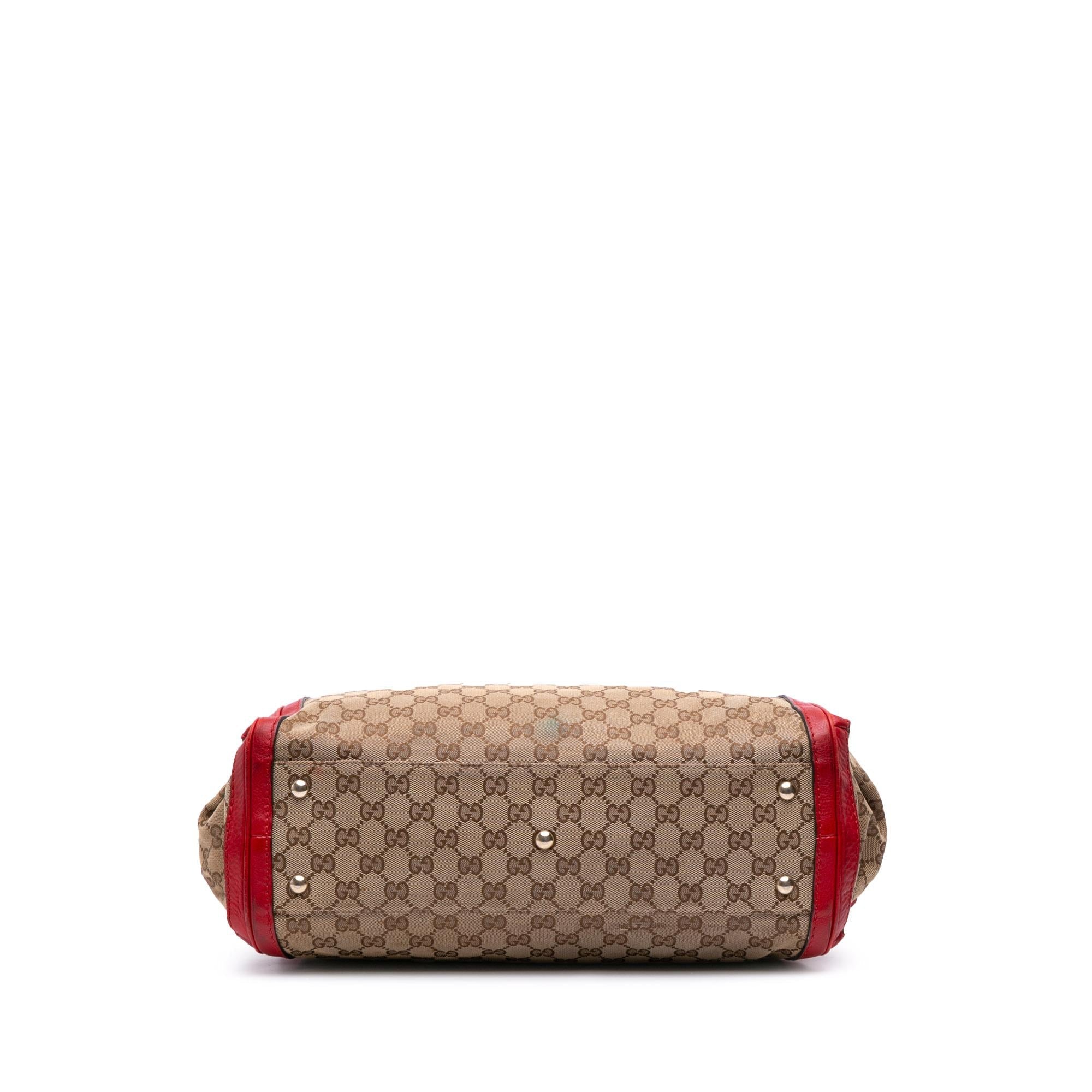 Gucci Large GG Canvas Bella Satchel