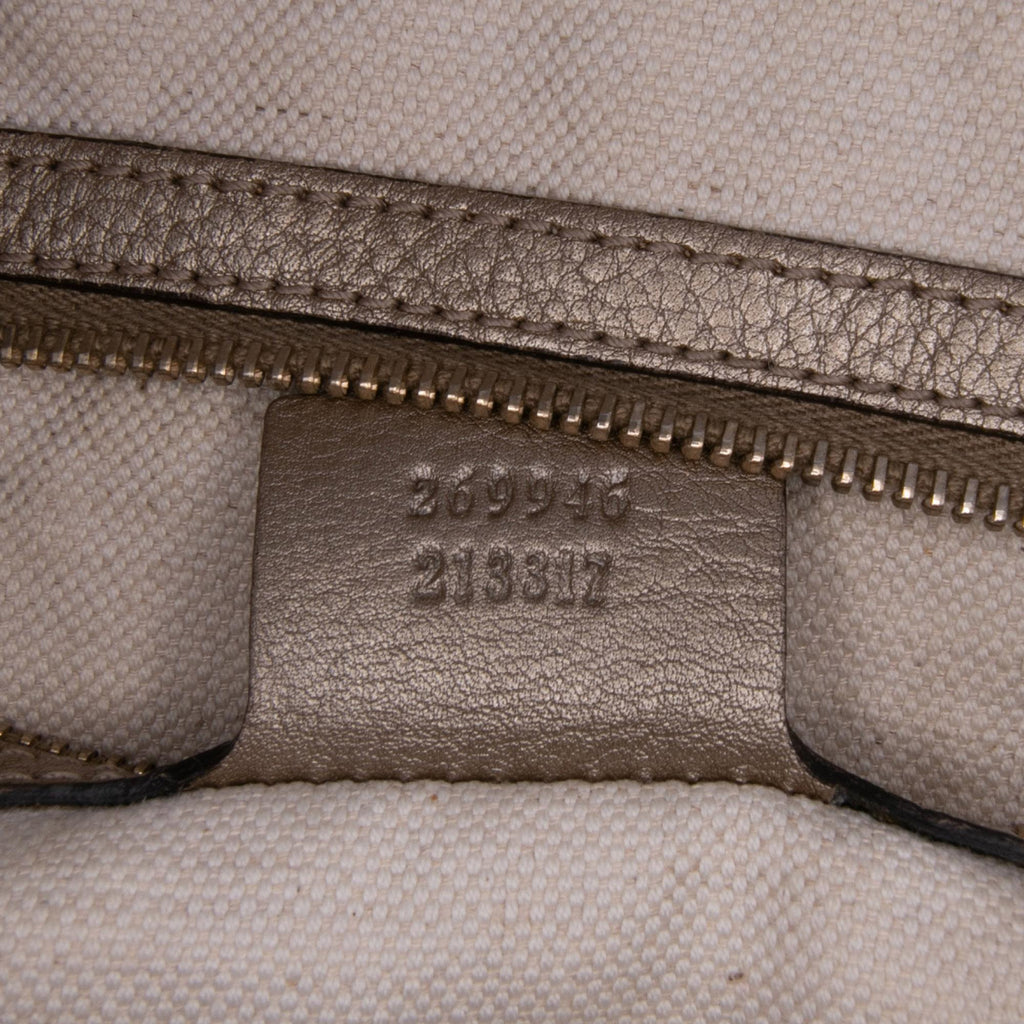 Gucci Large GG Canvas Bella Satchel
