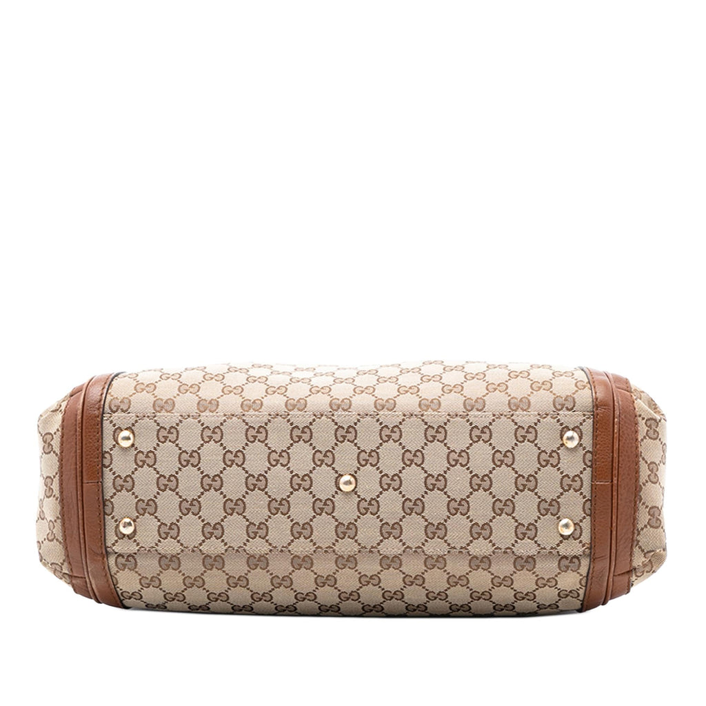 Gucci Large GG Canvas Bella Satchel