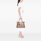 Gucci Large GG Canvas Bella Satchel