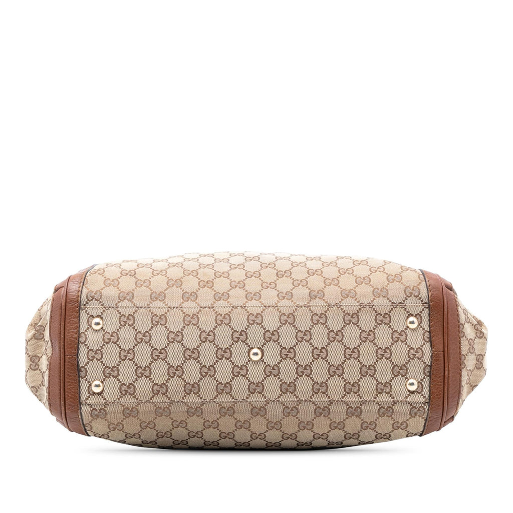 Gucci Large GG Canvas Bella Satchel
