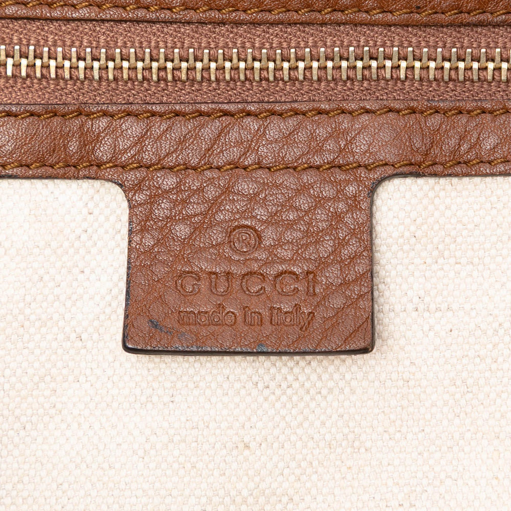 Gucci Large GG Canvas Bella Satchel