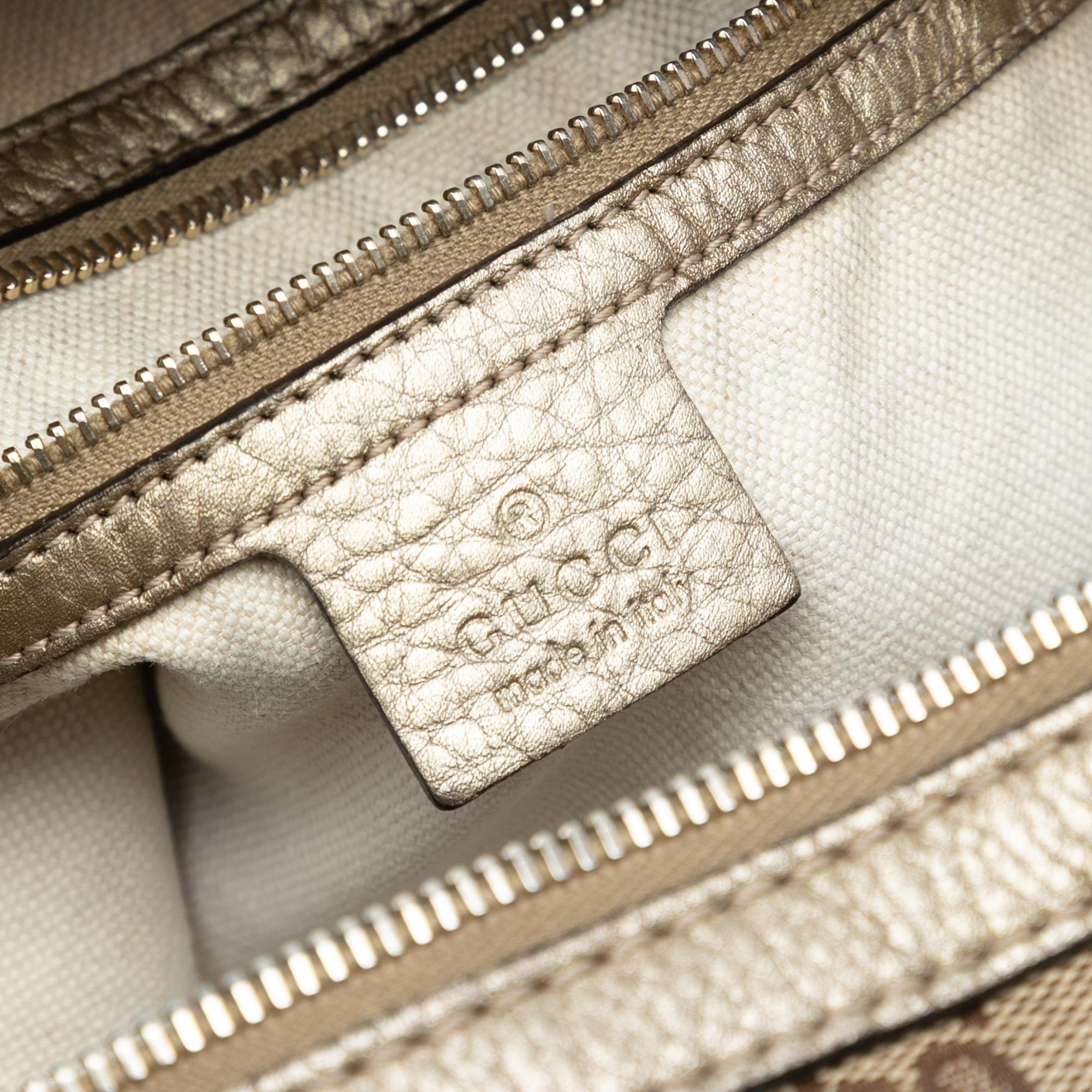 Gucci Large GG Canvas Bella Shoulder Bag