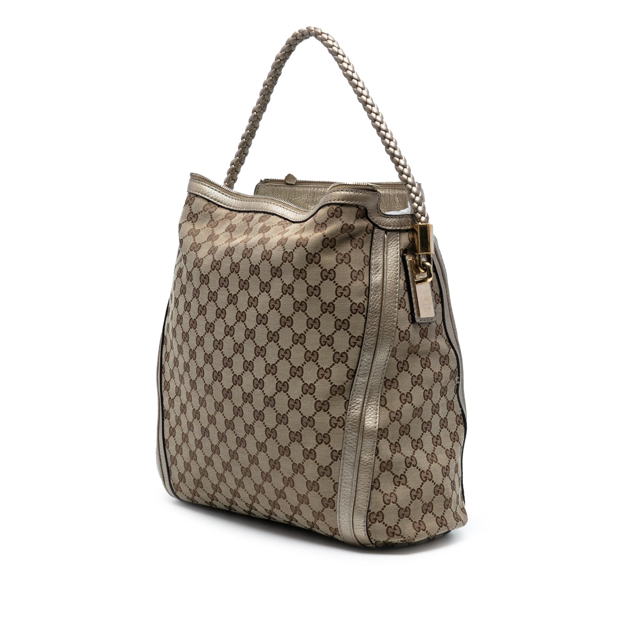 Gucci Large GG Canvas Bella Shoulder Bag
