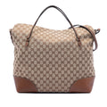 Gucci Large GG Canvas Bree Fold Over Tote