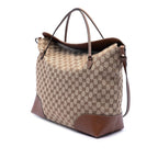 Gucci Large GG Canvas Bree Fold Over Tote
