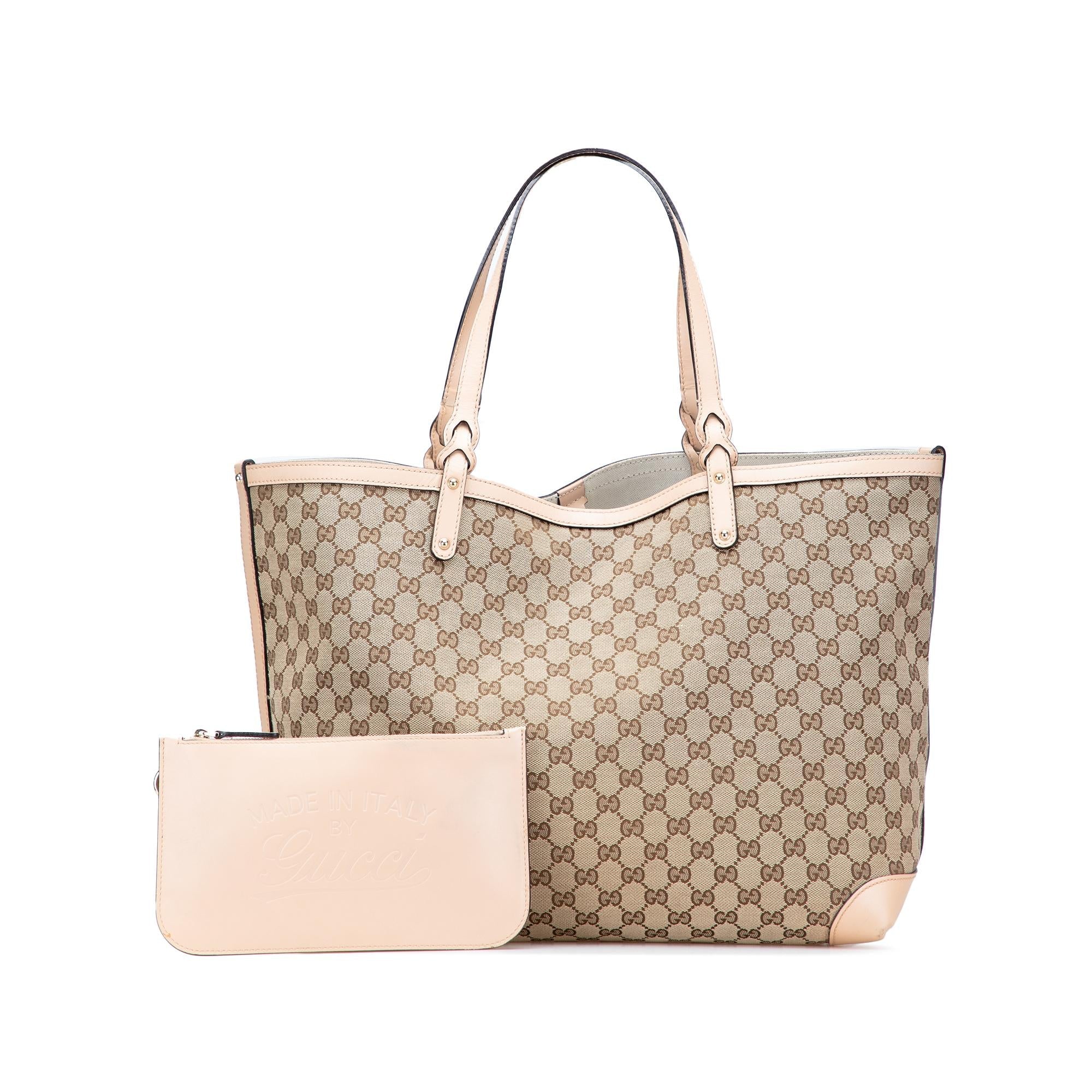 Gucci Large GG Canvas Craft Tote