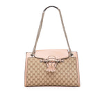 Gucci Large GG Canvas Emily Shoulder Bag