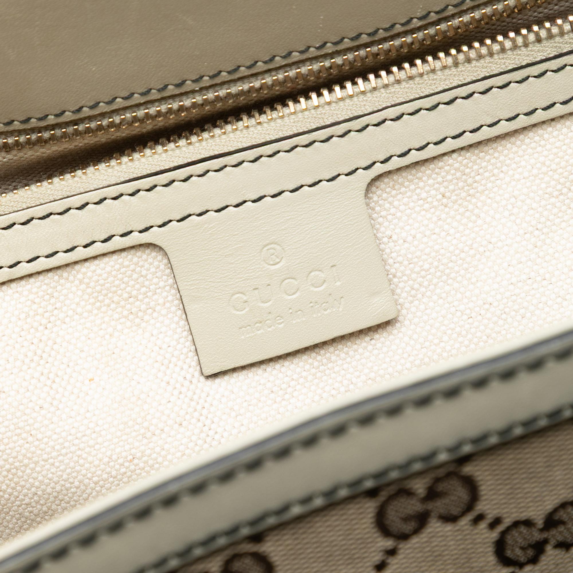 Gucci Large GG Canvas Emily Shoulder Bag