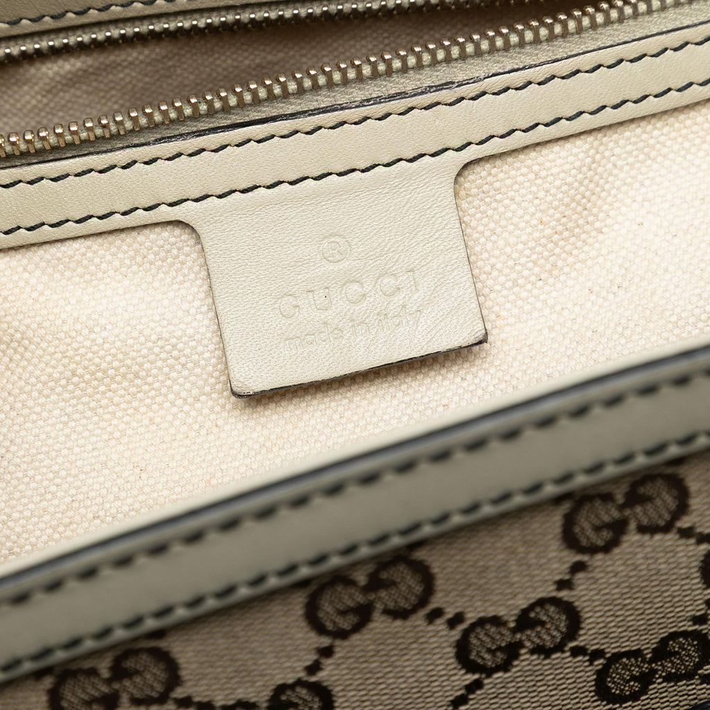 Gucci Large GG Canvas Emily Shoulder Bag