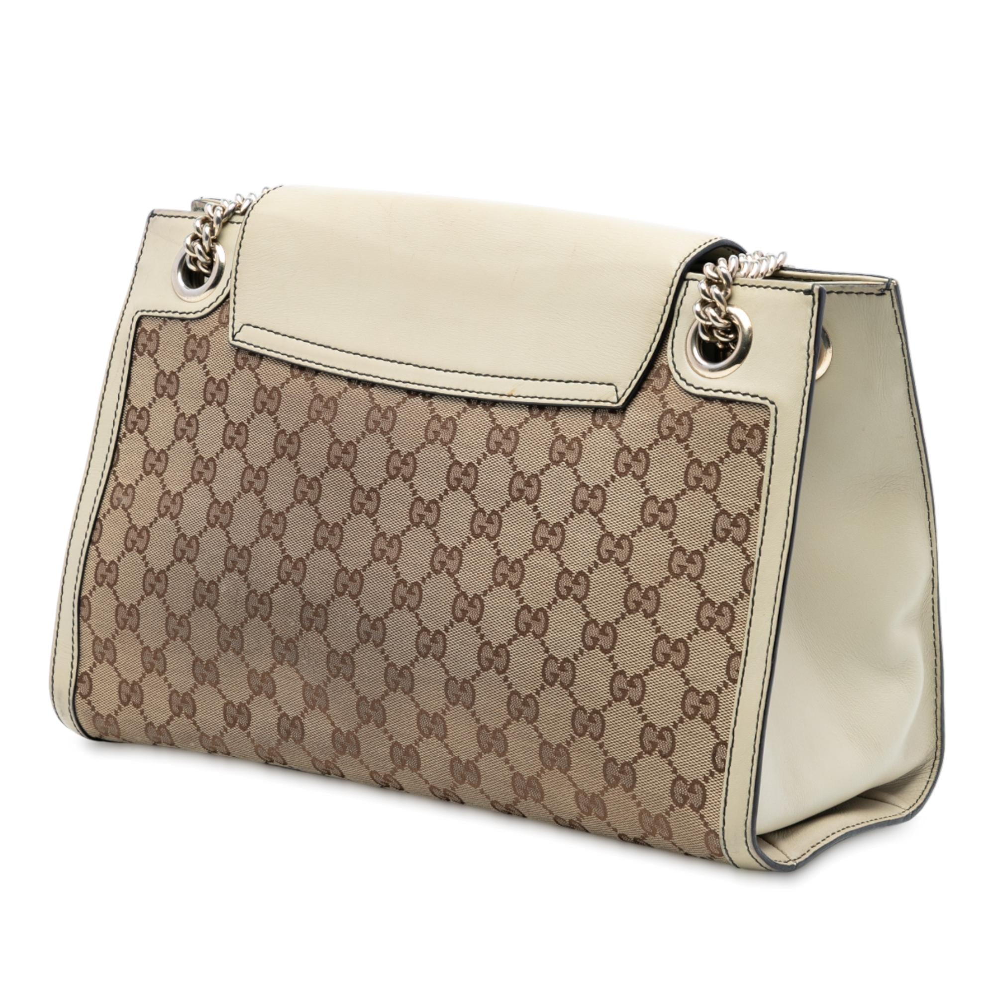 Gucci Large GG Canvas Emily Shoulder Bag