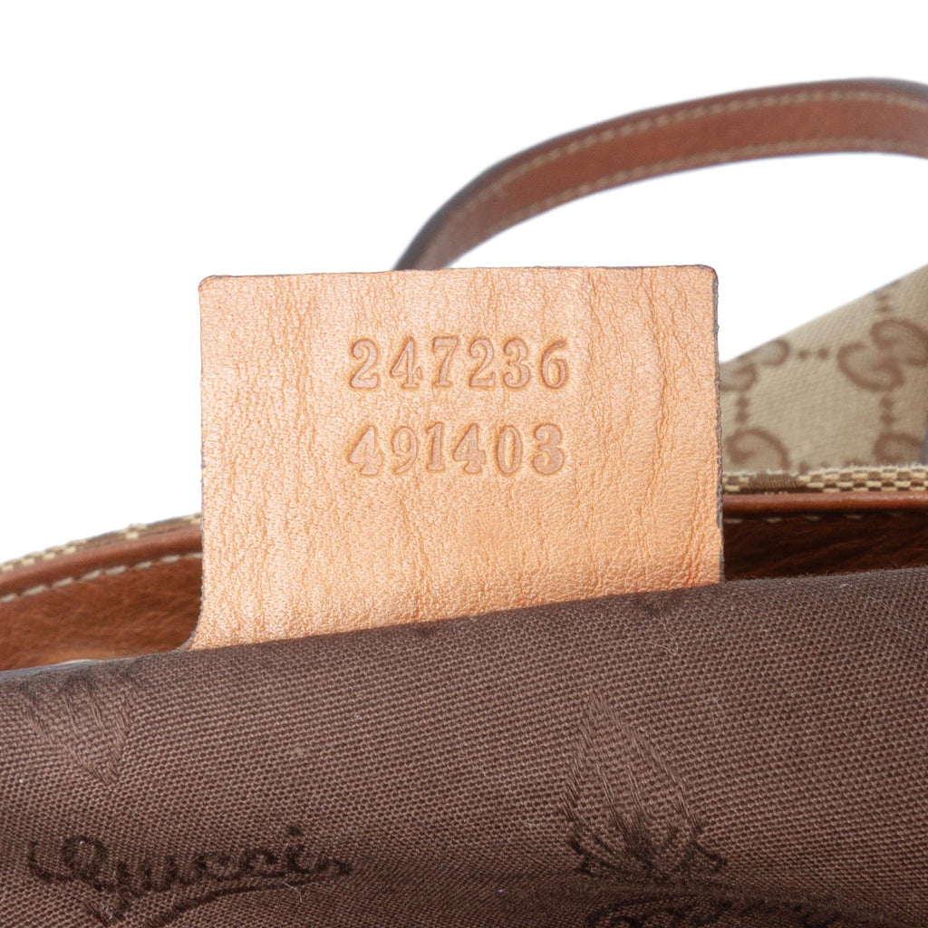 Gucci Large GG Canvas GG Charm Tote