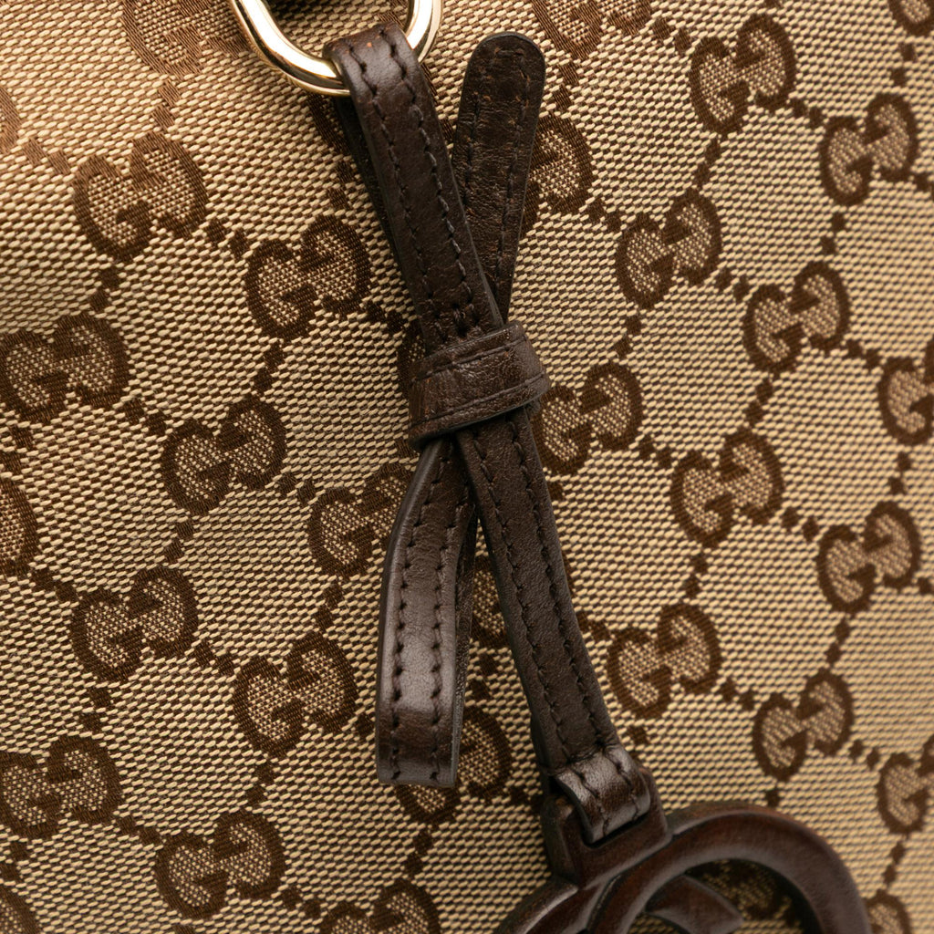 Gucci Large GG Canvas GG Charm Tote