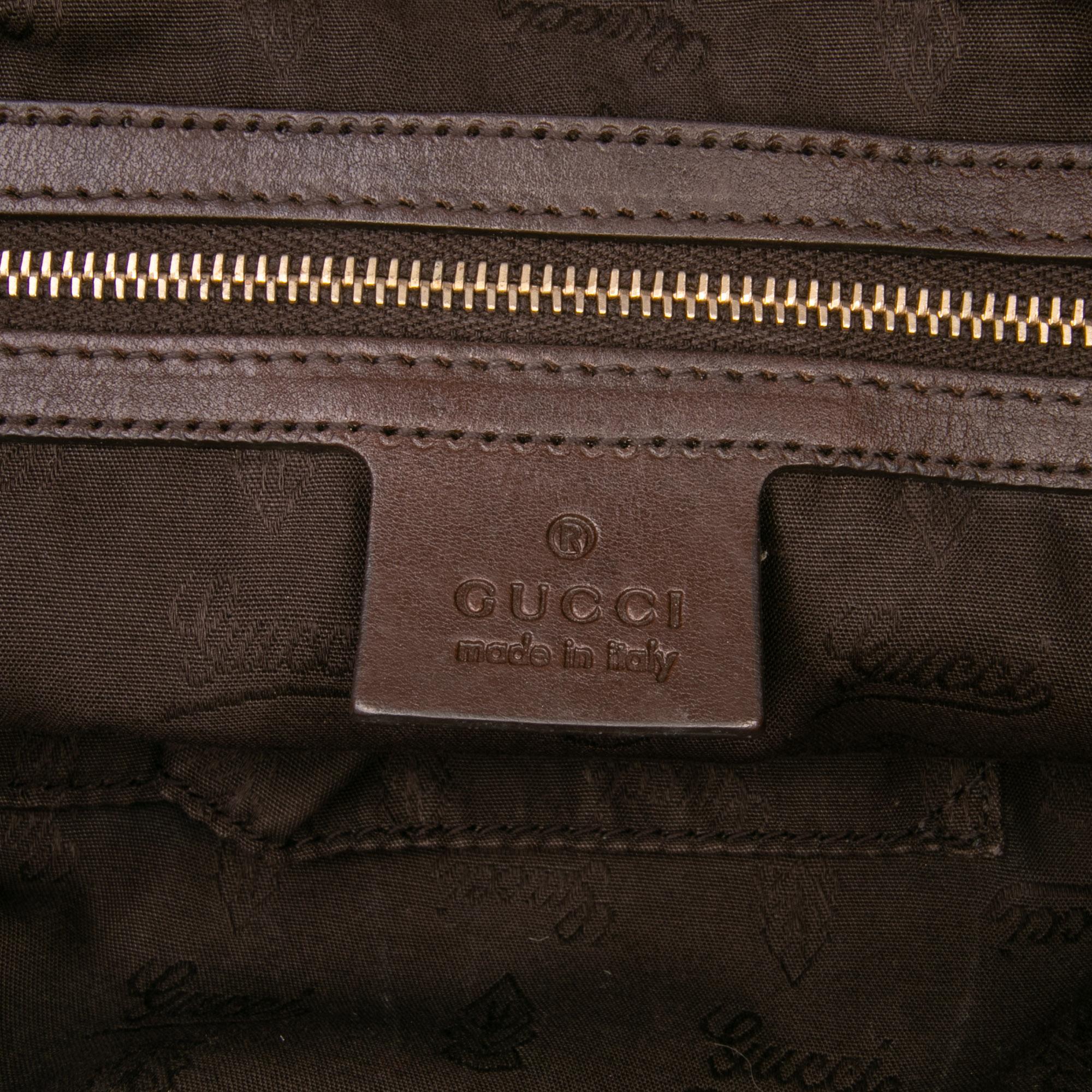 Gucci Large GG Canvas GG Charm Tote