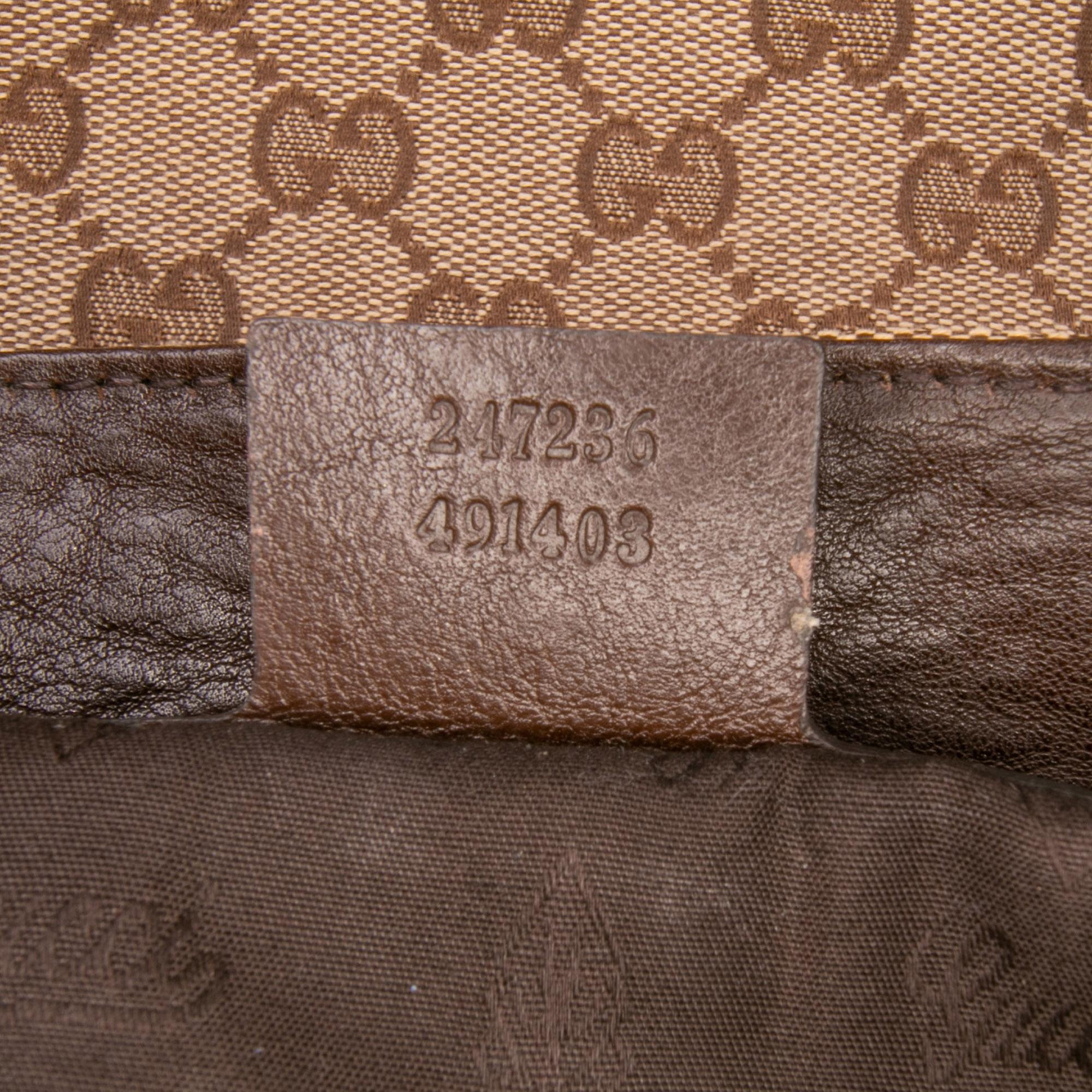 Gucci Large GG Canvas GG Charm Tote
